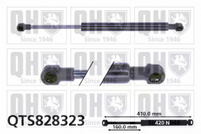 QUINTON HAZELL qts828323 -  Газовая пружина, крышка багажник